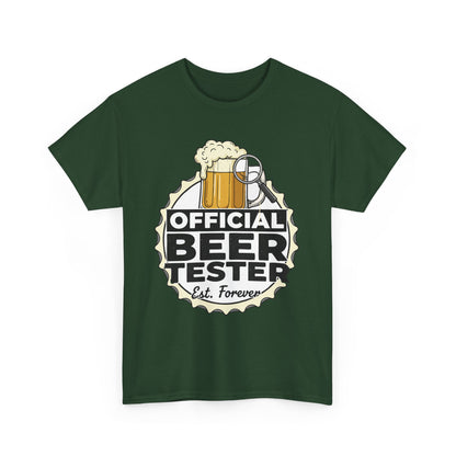 "Official Beer Tester" Graphic Tee