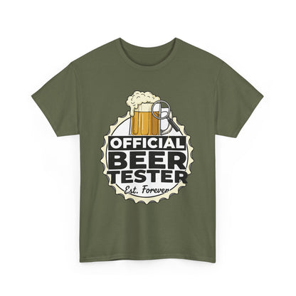 "Official Beer Tester" Graphic Tee