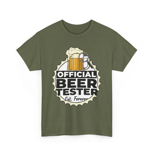 "Official Beer Tester" Graphic Tee