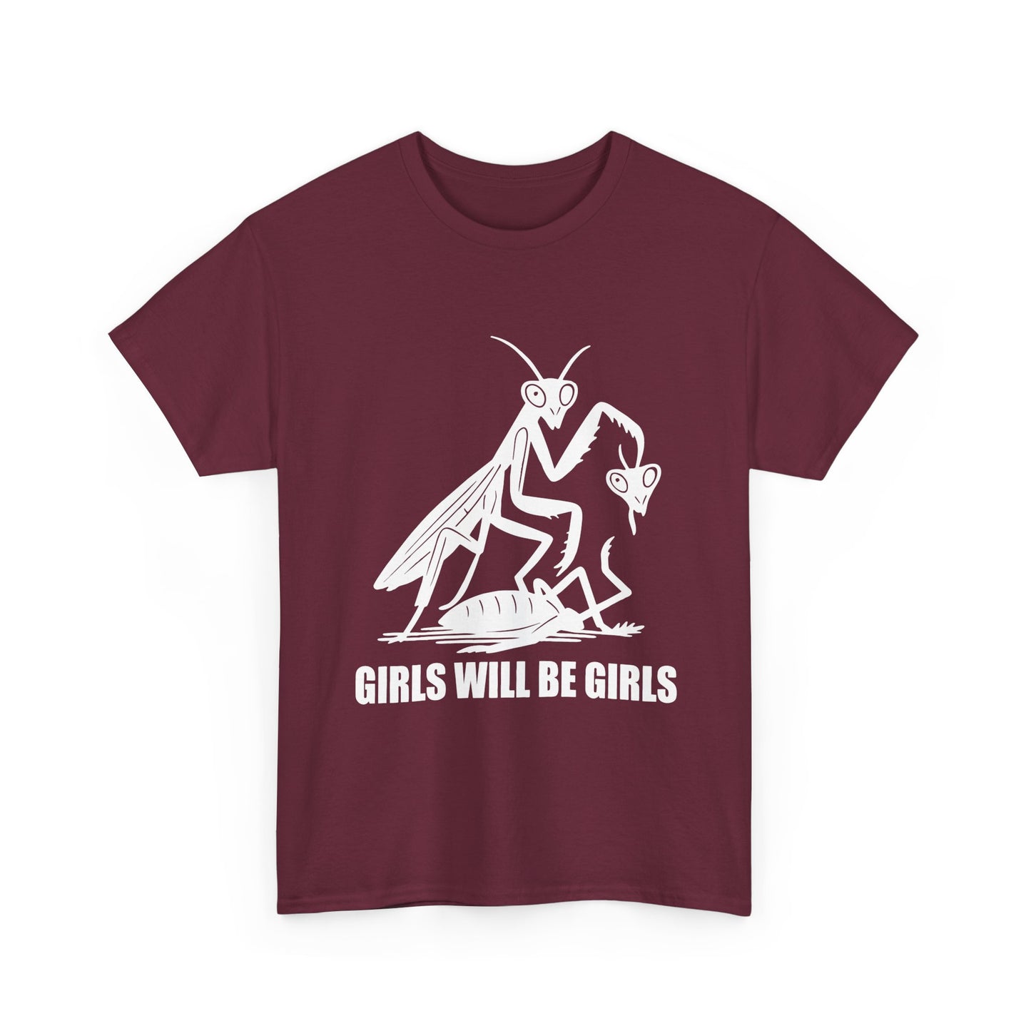 'Girls Will Be Girls' Praying Mantis Graphic Tee