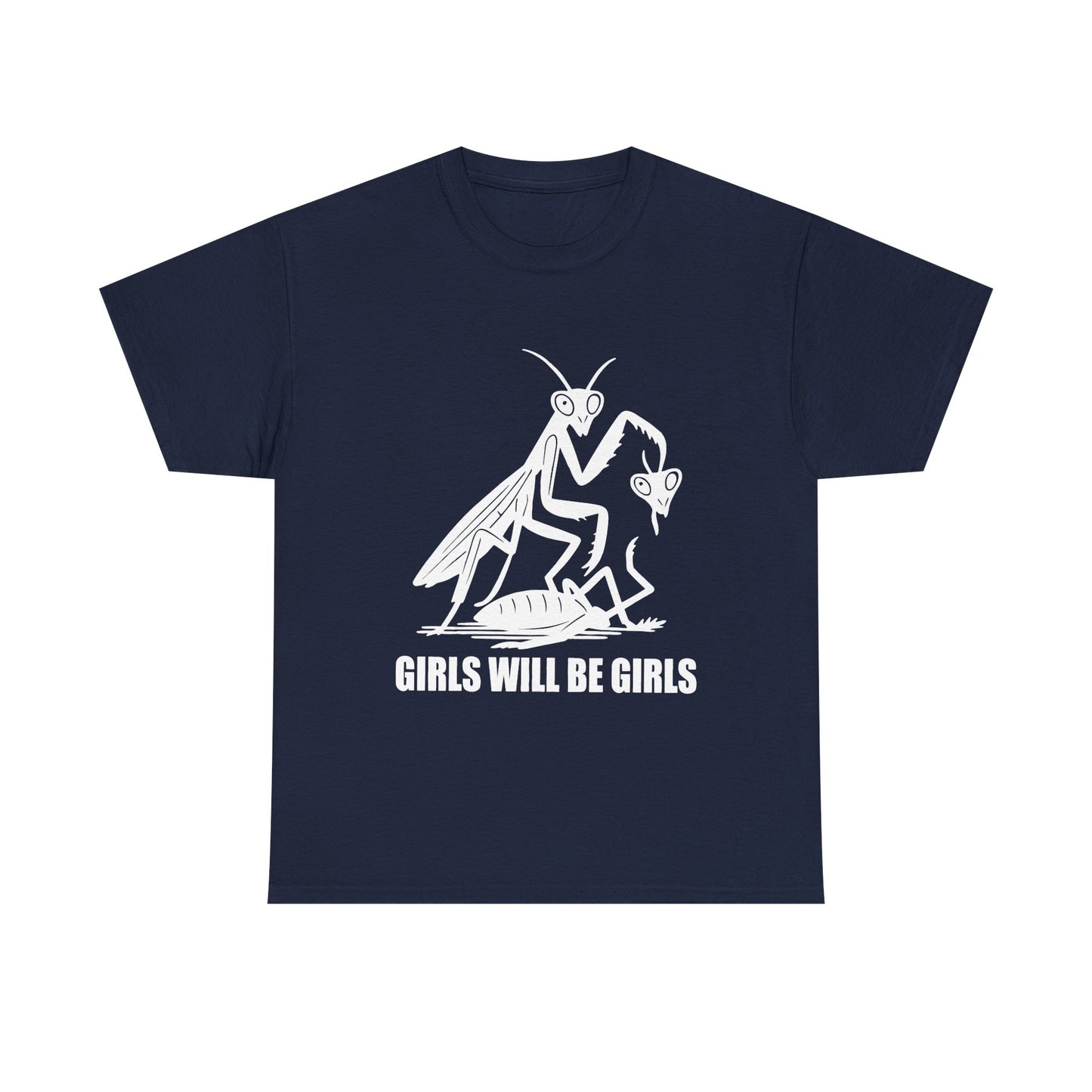 'Girls Will Be Girls' Praying Mantis Graphic Tee