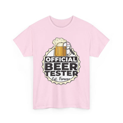 "Official Beer Tester" Graphic Tee