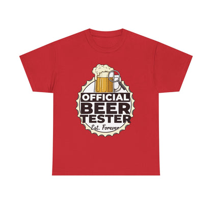 "Official Beer Tester" Graphic Tee
