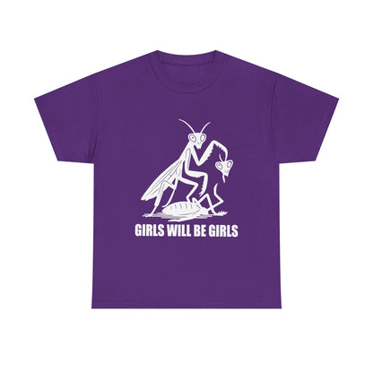 'Girls Will Be Girls' Praying Mantis Graphic Tee