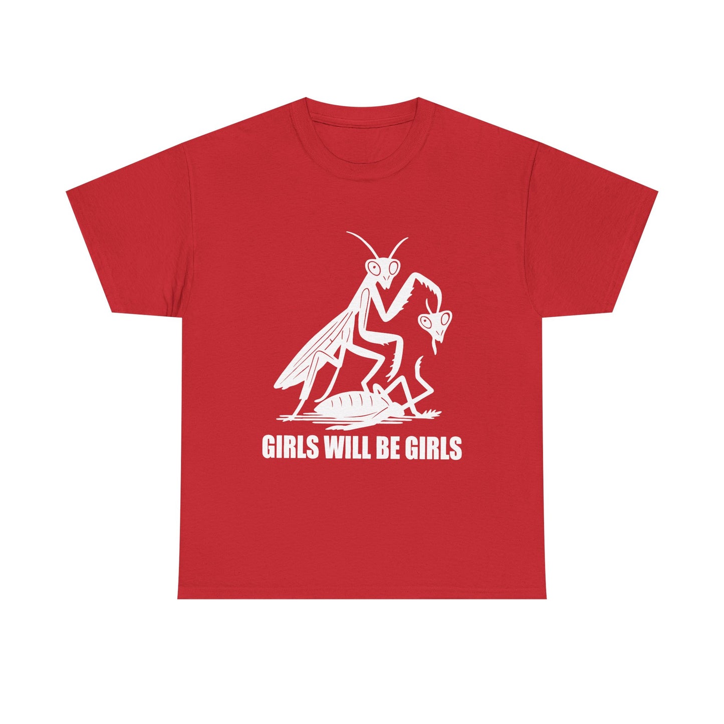'Girls Will Be Girls' Praying Mantis Graphic Tee