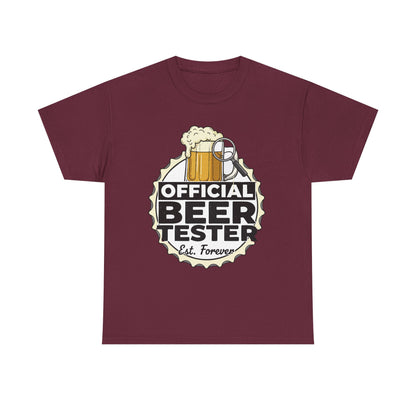 "Official Beer Tester" Graphic Tee