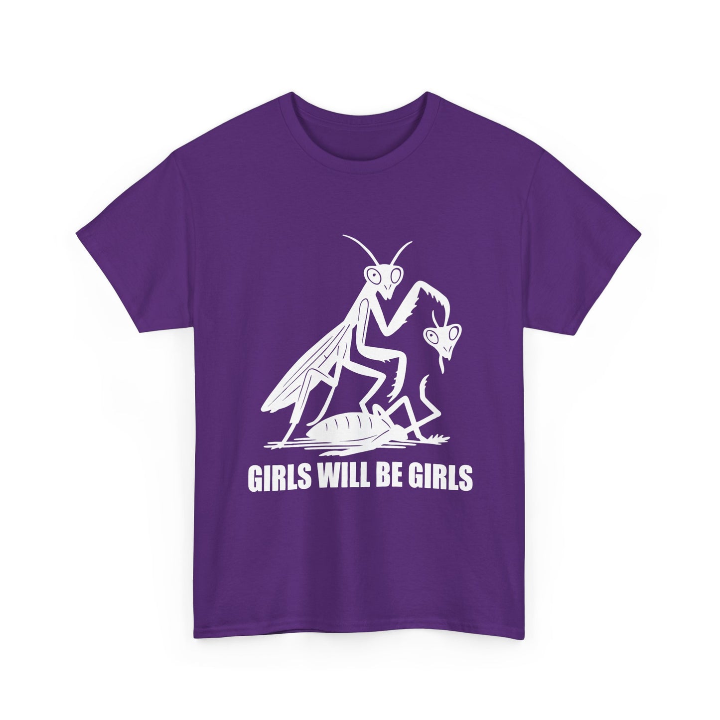 'Girls Will Be Girls' Praying Mantis Graphic Tee