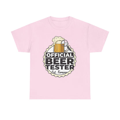 "Official Beer Tester" Graphic Tee