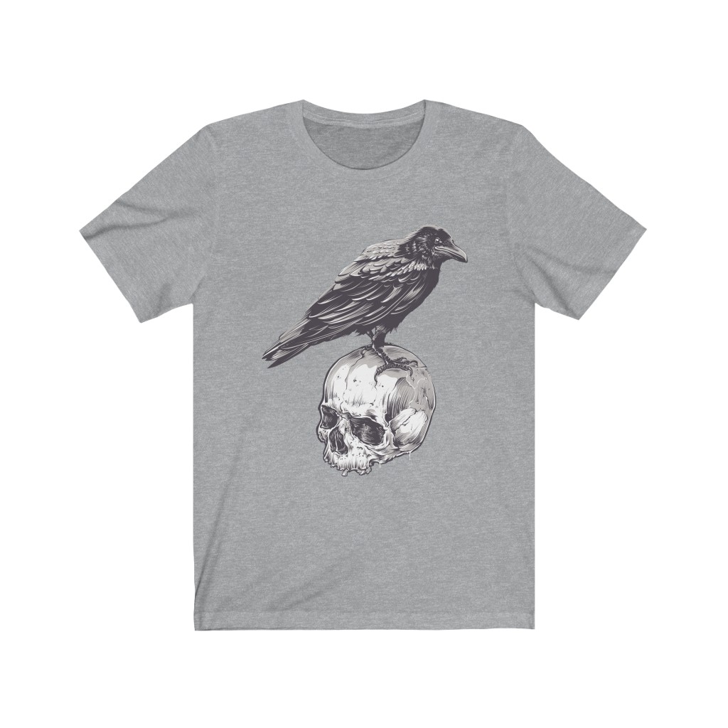 Raven and Skull Unisex T - Image 4