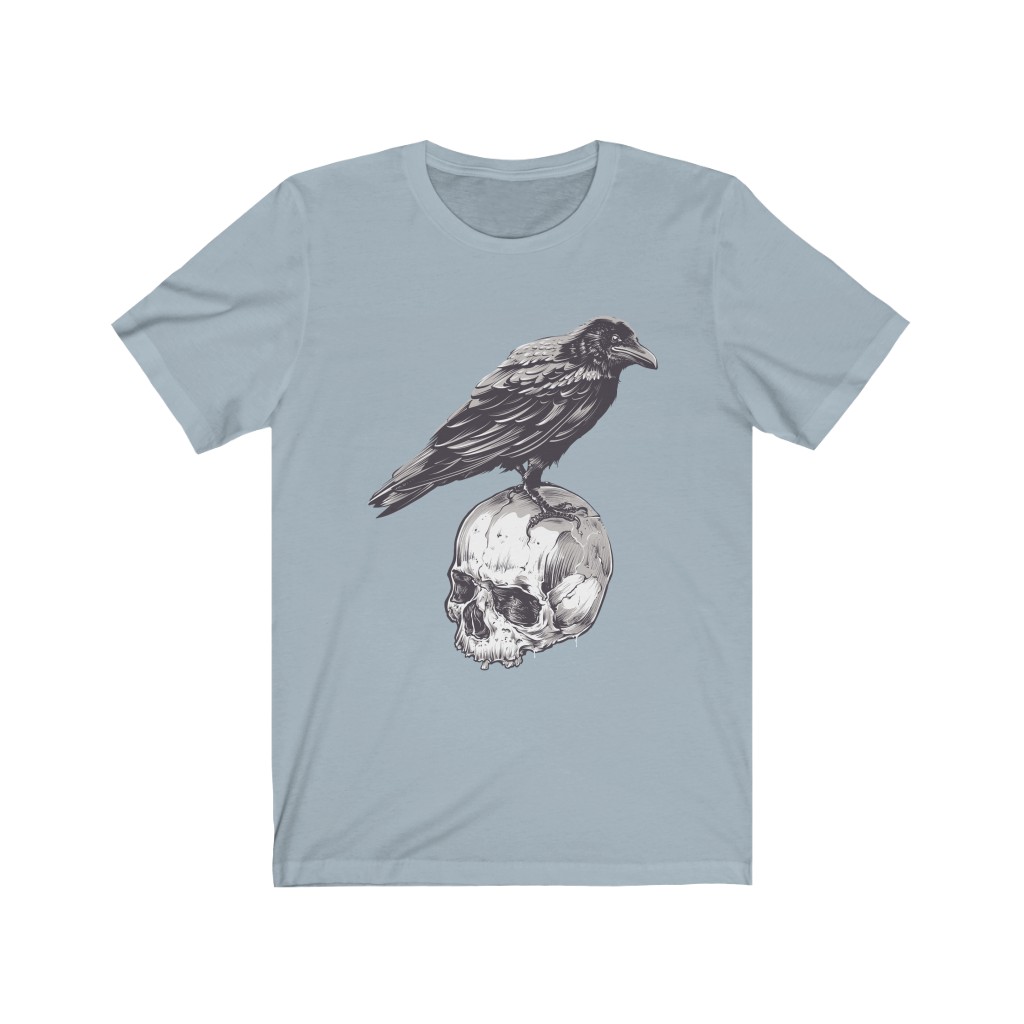 Raven and Skull Unisex T
