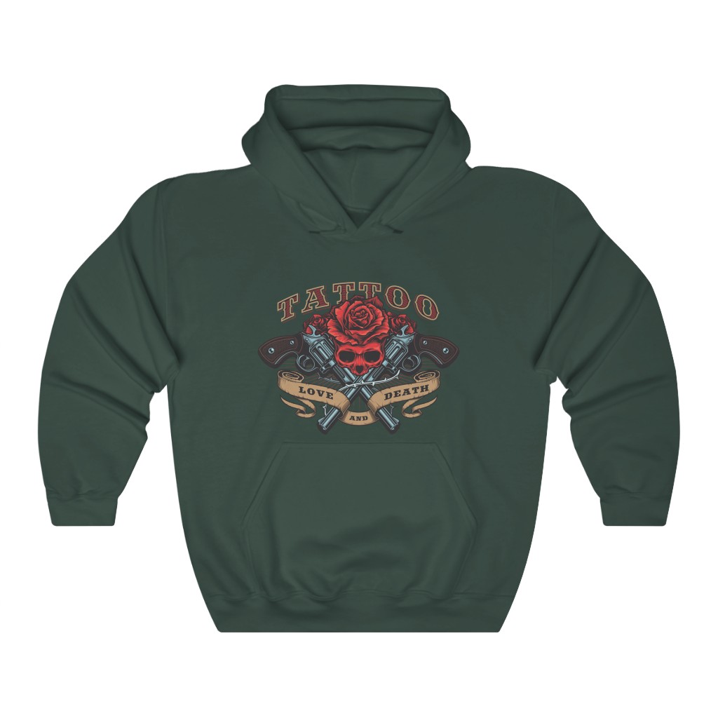 Tattoo Studio Unisex Hoodie - Image 3